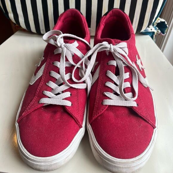 Converse Men’s All-Stars Red Canvas - Picture 7 of 8